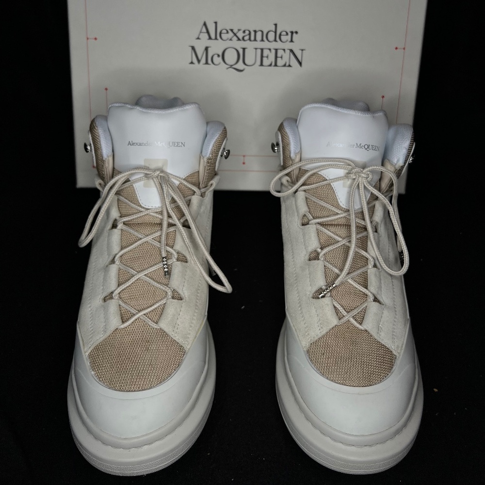 Alexander McQueen Boots Larry ‘White Beige’
